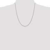 Sterling Silver Rhodium-plated 1.5mm Round Spiga Chain - QS-7352DCF3-1993