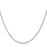 Sterling Silver Rhodium-plated 1.5mm Round Spiga Chain - QS-A57907CE-5329