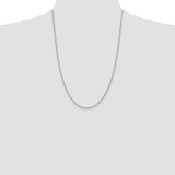 Sterling Silver Rhodium-plated 1.5mm Round Spiga Chain - QS-C8890E93-6803