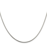 Sterling Silver Rhodium-plated 1.5mm Snake Chain - QS-74542F98-1516