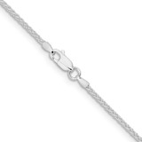 Sterling Silver Rhodium-plated 1.6mm Round Spiga Chain - QS-A01FA72C-7646