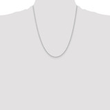 Sterling Silver Rhodium-plated 1.6mm Round Spiga Chain - QS-A01FA72C-7646