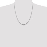 Sterling Silver Rhodium-plated 1.75mm Box Chain - QB-3C0A1B28-7923