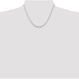 Sterling Silver Rhodium-plated 1.75mm Box Chain - QB-5746DC05-8980