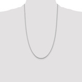 Sterling Silver Rhodium-plated 1.75mm Box Chain - QB-B8B23F1C-8057
