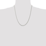 Sterling Silver Rhodium-plated 1.75mm Round Spiga Chain - QS-A499AFDD-8588