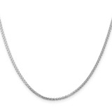 Sterling Silver Rhodium-plated 1.75mm Round Spiga Chain - QS-CFD0FF0A-1897