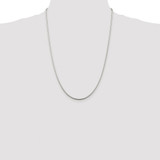 Sterling Silver Rhodium-plated 1.75mm Snake Chain - QS-576431C7-1006
