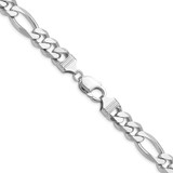 Sterling Silver Rhodium-plated 10.2mm Figaro Chain - QF-9B17A0A9-6967