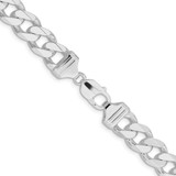 Sterling Silver Rhodium-plated 13mm Curb Chain - QC-4A6CA755-9600