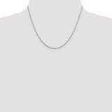 Sterling Silver Rhodium-plated 1mm Round Snake Chain - QS-83E11C01-2398