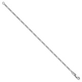 Sterling Silver Rhodium-plated 2.25mm Figaro Chain - QF-0660780B-8759