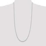 Sterling Silver Rhodium-plated 2.3mm Solid Rope Chain - QD-27D837A0-4594