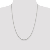 Sterling Silver Rhodium-plated 2.3mm Solid Rope Chain - QD-BDB3A461-7699