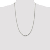 Sterling Silver Rhodium-plated 2.5mm Box Chain - QB-6806EB9E-1883