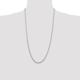 Sterling Silver Rhodium-plated 2.5mm Round Spiga Chain - QS-11A18CA0-7231