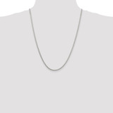 Sterling Silver Rhodium-plated 2.5mm Round Spiga Chain - QS-8B1019CD-7192