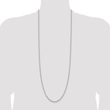 Sterling Silver Rhodium-plated 2.75mm Cable Chain - QC-05EB2868-6101