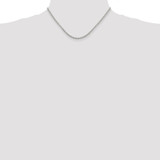 Sterling Silver Rhodium-plated 2.75mm Cable Chain - QC-528A471E-3836