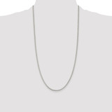 Sterling Silver Rhodium-plated 2mm Box Chain - QB-4AB46597-8378