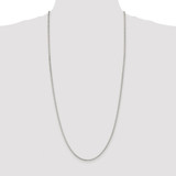 Sterling Silver Rhodium-plated 2mm Box Chain - QB-88F7947A-9723