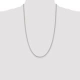 Sterling Silver Rhodium-plated 2mm Box Chain - QB-DABF3BCE-3939