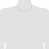 Sterling Silver Rhodium-plated 2mm Rolo Chain - QF-93B3C6D7-6530