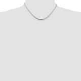 Sterling Silver Rhodium-plated 2mm Snake Chain - QS-5710F03E-9336