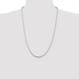Sterling Silver Rhodium-plated 2mm Snake Chain - QS-74D4914D-8634