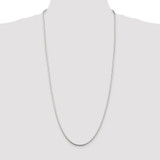 Sterling Silver Rhodium-plated 2mm Snake Chain - QS-984EDD80-6471