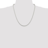 Sterling Silver Rhodium-plated 2mm Snake Chain - QS-D80C5675-7943