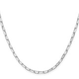 Sterling Silver Rhodium-plated 3.15mm D/C Forzantine Chain - QD-A7D4E098-1468