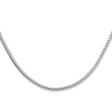 Sterling Silver Rhodium-plated 3.8mm Diamond-cut Round Franco Chain - QF-36B1264E-3069