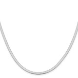 Sterling Silver Rhodium-plated 3mm Magic Herringbone Chain - QH-F78F7408-4526
