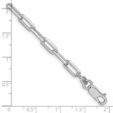 Sterling Silver Rhodium-plated 4.25mm Elongated Open Link Chain - QF-26554181-3454