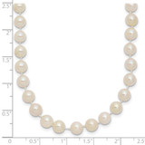 14k 5-6mm White Round Akoya Saltwater Cultured Pearl 16 inch Necklace - PL-733641C5-9967