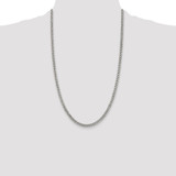 Sterling Silver Rhodium-plated 4.5mm Curb Chain - QC-DD91D485-1209