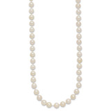 14k 5-6mm White Round Akoya Saltwater Cultured Pearl 18 inch Necklace - PL-80784596-6294