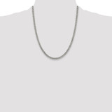 Sterling Silver Rhodium-plated 4.5mm Curb Chain - QC-EDB4A6FF-7135