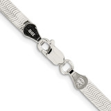 Sterling Silver Rhodium-plated 4.5mm Magic Herringbone Chain - QH-23BFE334-2293
