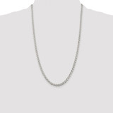Sterling Silver Rhodium-plated 4.6mm Rolo Chain - QF-0B1FA8CB-3160