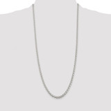 Sterling Silver Rhodium-plated 4.6mm Rolo Chain - QF-949CCE3E-8174