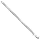 Sterling Silver Rhodium-plated 5.7mm Curb Chain - QC-4A54EF5F-8912