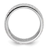 Sterling Silver Rhodium-plated 6mm CZ Eternity Band - QR-4EB60508-6932