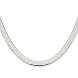 Sterling Silver Rhodium-plated 8mm Magic Herringbone Chain - QH-C2405377-4153