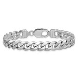 Sterling Silver Rhodium-plated 9.3mm Curb Chain - QC-065C7620-2936