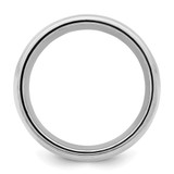 Sterling Silver Rhodium-plated 9mm Comfort Fit Milgrain Size 9 Band