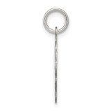 Sterling Silver Rhodium-plated A Date To Remember Disc Charm - QC-65988538-8741