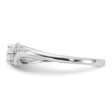 Sterling Silver Rhodium-plated and CZ Ring - QR-121CB387-4214