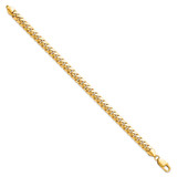 14k 6.75mm Solid Miami Cuban Chain